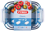 Pyrex Set 2 pirofile Pyrex 912S969/7043 Casa e cucina/Pentole padelle e pirofile/Pirofile/Casseruole da forno Scontolo.net - Potenza, Commerciovirtuoso.it