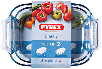 Pyrex Set 2 pirofile Pyrex 912S969/7043