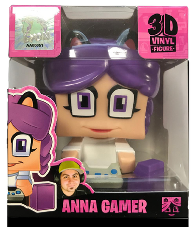 Lyon Gamer Personaggio ANNA Gamer 3D Vinile 15 Centimetri Gamevision