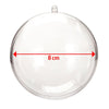 Kit 6 Palline Trasparenti Da 8cm + Tempere e Pennelli Decorazioni Natalizie per Albero di Natale Casa e cucina/Decorazioni per interni/Addobbi e decorazioni per ricorrenze/Decorazioni natalizie/Addobbi e decorazioni/Palle e palline Trade Shop italia - Napoli, Commerciovirtuoso.it