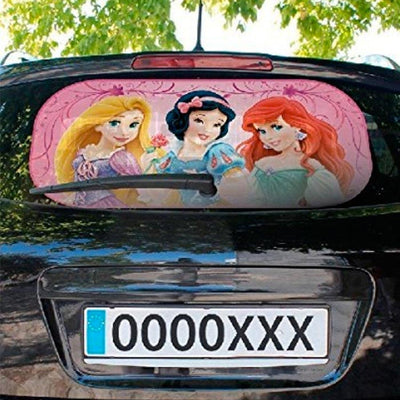 Parasole Auto Tendina Principesse Disney Protezione UV Posteriore 80 x 40 cm
