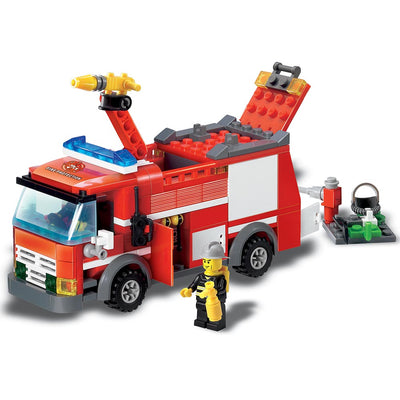 Costruzioni Kids Target Camion Dei Pompieri Con Personaggi E Accessori 206 Pz