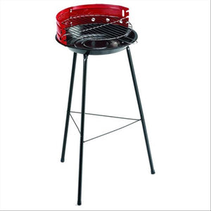 Barbecue "Sirio" in acciaio verniciato con griglia di cottura e gambe ad innesto Giardino e giardinaggio/Barbecue e picnic/Accessori per barbecue e affumicatori/Carbone La Zappa - Altamura, Commerciovirtuoso.it