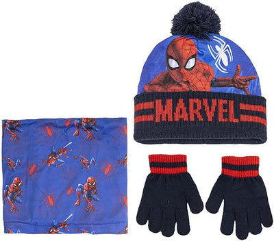 Cappello scaldacollo guantini Spiderman blu veste da 3 a 7 anni Moda/Bambini e ragazzi/Accessori/Coordinati invernali Store Kitty Fashion - Roma, Commerciovirtuoso.it
