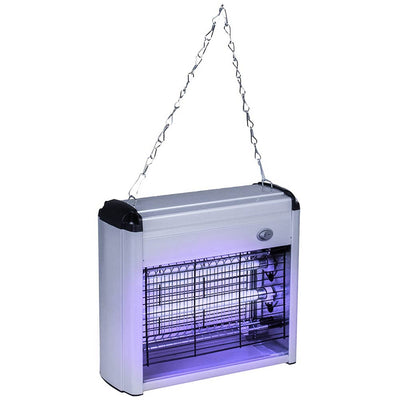 Zanzariera Elettrica Anti Zanzare Mosche 2 x 6W Lampade UV ideale per parete