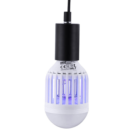 Zanzariera Elettrica Lampadina Lampada LED E27 Anti Zanzare Casa Campeggio