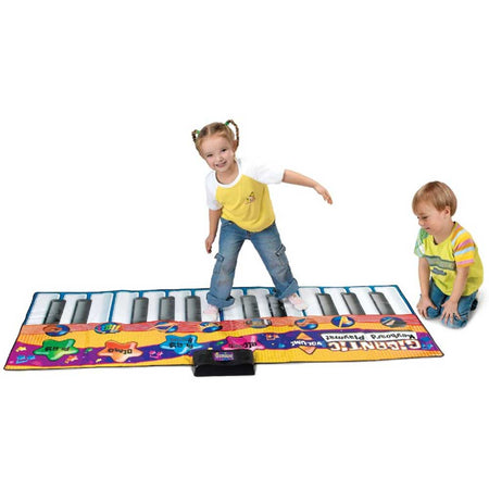 Tappeto Musicale Tastiera Pavimento Bambini 8 Strumenti con Registrazione e Demo
