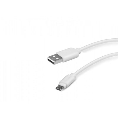 Cavo Ricarica e Dati Con Connettori USB 2.0 e MIRCO USB Lunghezza 1 Metro Bianco
