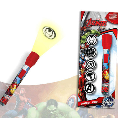 Torcia Proiettore 5 Immagini Personaggi Marvel The Avengers i Vendicatori
