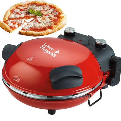 Pizza Maker Forno per pizze riscaldante diametro 40cm con Termostato 1200W DCG