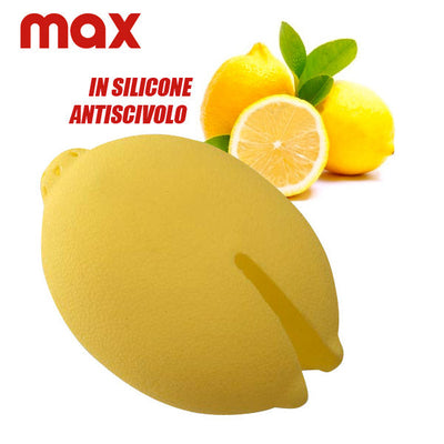 Spremilimone spremi limoni in silicone antiscivolo colore giallo