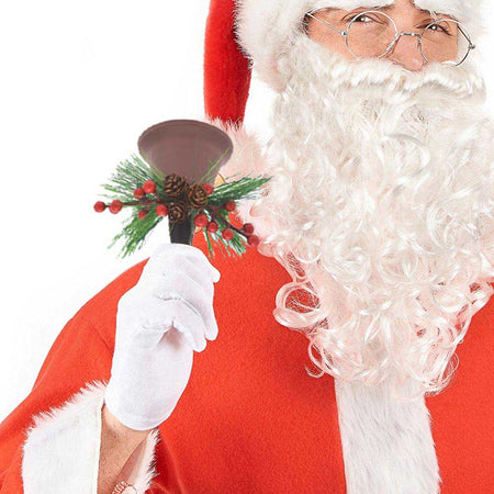 Campana Campanella di Babbo Natale Decorazione Natalizia Altezza 65mm Campanello