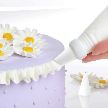 Set 100pz Decorazione Torte Cake Design Con Sac a Poche Beccucci Forme Custodia