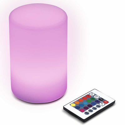 Lampda da Tavolo Moodlight LED RGB cambio Colore a Batteria con Telecomando