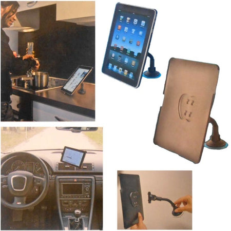 Supporto iPad a ventosa per auto camion camper casa cucina