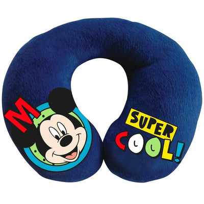 Cuscino Per Collo Da Viaggio In Poliestere 23x21 Cm Disney Michey Mouse Topolino