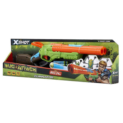 Pistola Fucile Giocattolo per Bambini X Shot Bug Attack Eliminator 8 Munizioni