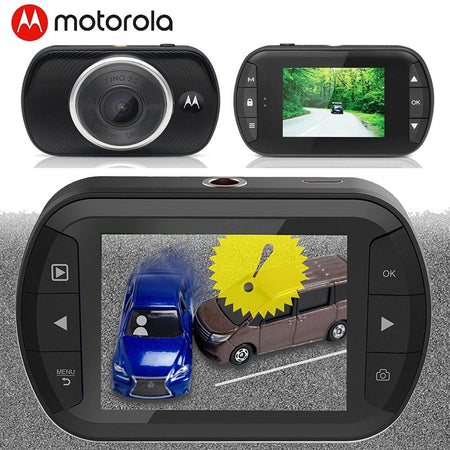 Dash Cam Auto Motorola MDC50 Telecamera Full HD 720p con Supporto Ventosa