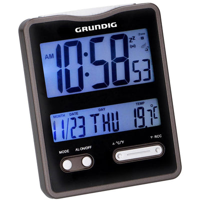 Orologio Digitale da Tavolo Stazione Meteo con Temperatura Data e Sveglia Nero