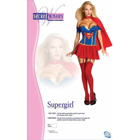 Costume Supergirl Per Donna Taglia S Vestito Per Ragazze Super Woman Carnevale