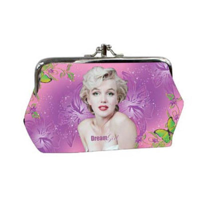 Pochette Portamonete Grande Marilyn Monroe Dream Colore Lilla