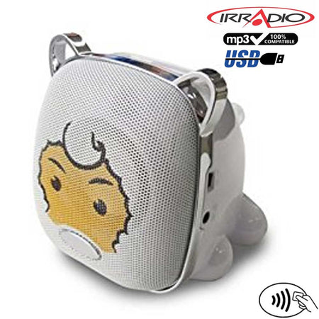 IRRADIO Wild Pet Diffusore Cassa Portatile Radio FM Riproduttore MP3 USB/SD