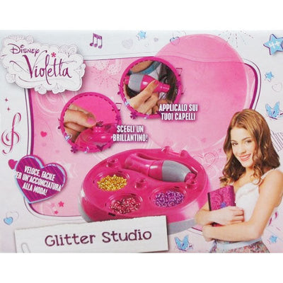 Violetta Glitter Studio con 120 Brillantini e Accessori Disney