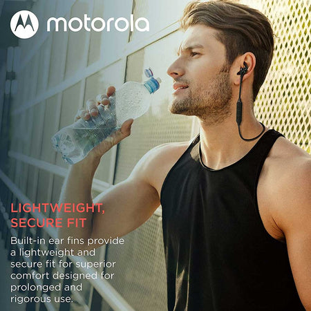 Cuffie Auricolari Sportivi Wireless Motorola Moto SP105 con Microfono Nero