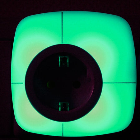 Lampada Luce Notte 3 Colori con Presa Elettrica Accensione Automatica Grundig