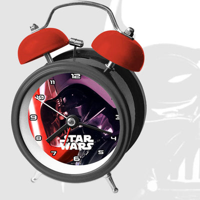 Sveglia Analogica con Campanelle 9 cm Colore Nero Star Wars Darth Vader Fener