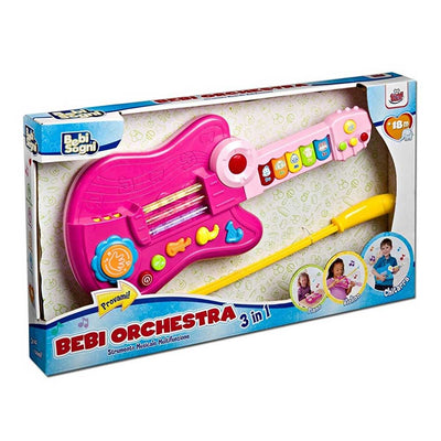 Strumenti Musicali per Bambini Baby Orchestta 3 IN 1 Bebi sogni con luci e suoni