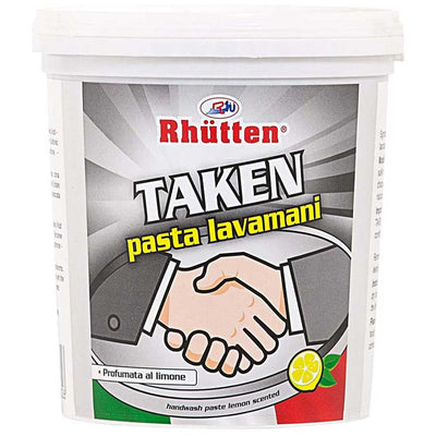 Rhutten Taken Pasta Lavamani Detergente per Sporchi Tenaci 1Lt Profumo Limone