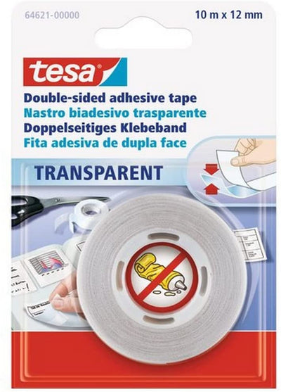 Tesa 64621Biadesivo Trasparente 10 m x 12 mm Fai da te/Ferramenta/Adesivi e sigillanti/Nastro adesivo/Nastro di montaggio Scontolo.net - Potenza, Commerciovirtuoso.it