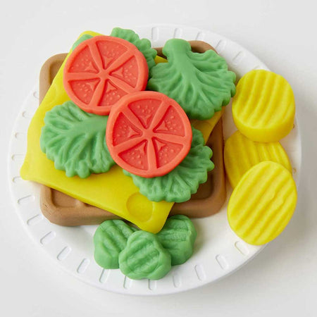 Play-Doh Plastilina Sandwich Formaggiodo con 6 Barattoli Accessori Gioco Cucina