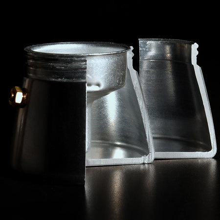 Caffettiera 6 Tazze in Lega Alluminio Macchinetta Caffe per Induzione Magnetika