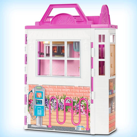 Playset Ristorante di Barbie Richiudibile con Bambola Cucina e Accessori Gioco