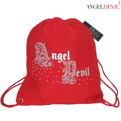 Sakky Bag Sacco Scuola Sport Palestra Tempo Libero Sacca AngelDevil 43397 Rosso