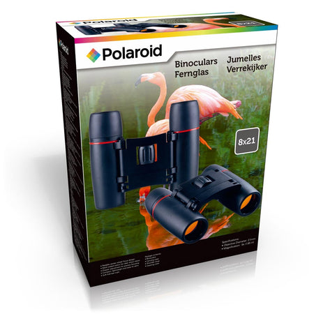 Binocolo Professionale Zoom 8X Lente 21mm Fino a 1000mt Con Custodia Polaroid
