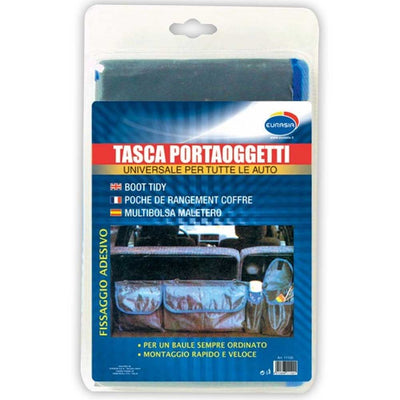 Tasca Portaoggetti Auto con Fissaggio Adesivo Accessori Auto Portabagagli Auto