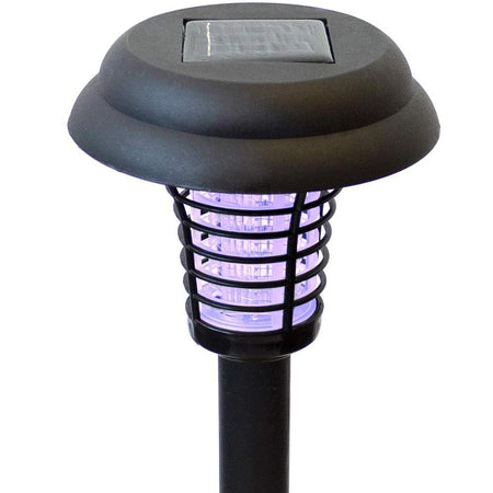 Lampada Zanzariera Elettrica da Giardino Ricarica Solare Paletti Solari UV LED
