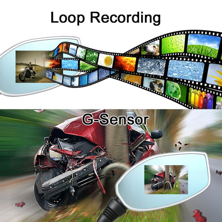 COPPIA SPECCHIETTI MOTO 2.4" DVR CAMERA SPECCHIETTO CAMERA RETROVISORE FRONTALE Auto e Moto/Parti per auto/Luci lampadine e indicatori/Blocchi illuminazione e componenti/Blocchi luci antinebbia Trade Shop italia - Napoli, Commerciovirtuoso.it