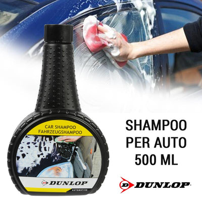 Shampoo Lavaggio Auto Moto Camion 500 ML Dunlop Detergente Sapone Dunlop