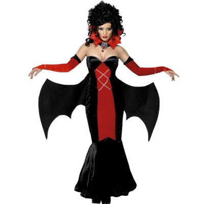 Costume Vampiressa Halloween Sexy Per Adulti Party Carnevale Travestimento