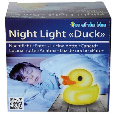 Luce Da Notte Per Bambini Papera Lucina LED Vari Colori Paperetta Gialla