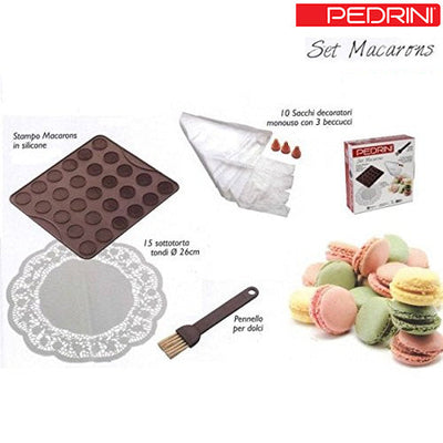 Set Macarons 27 Pezzi Assortiti Per Decoro Dolci Torta Cake Design W1436 Pedrini