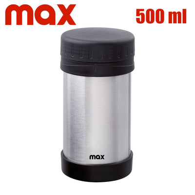 Portavivande Cibo Pranzo Acciaio Inox 500 ml Isolato Chiusura ermetica Max