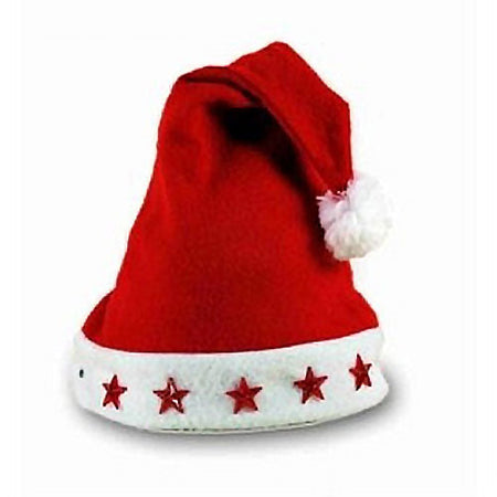 Cappello Natalizio con Luci Led Natale Luminoso Travestimento Accessorio