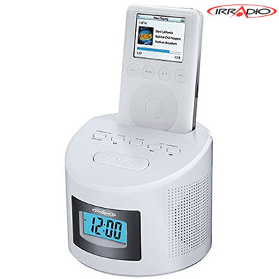 Docking Station per iPod con Funzione Sveglia e Radio FM Schermo LCD Irradio