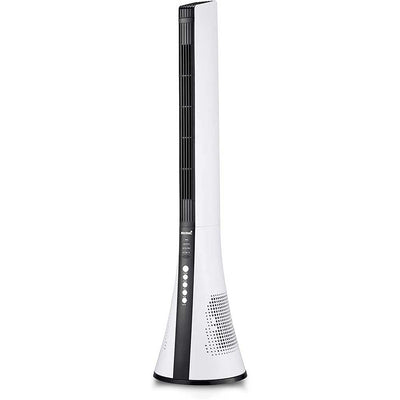Ventilatore Torre Colonna Oscillante 40W 110cm Con Timer Telecomando Bianco