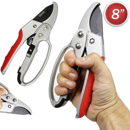 CESOIA FORBICE DA POTA POTATURA 8" A CRICCHETTO RIDUCE SFORZI NEL TAGLIO RAMI Fai da te/Utensili elettrici e a mano/Utensili elettrici/Cesoie Trade Shop italia - Napoli, Commerciovirtuoso.it